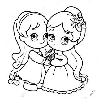 Love Precious Moments Coloring Page 23703-21871