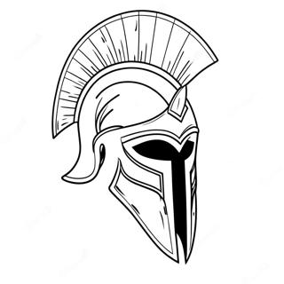 Spartan Helmet Coloring Page 23733-21895