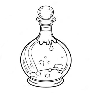 Potion Bottle Coloring Page 23743-21902