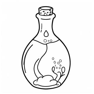 Potion Bottle Coloring Page 23743-21903