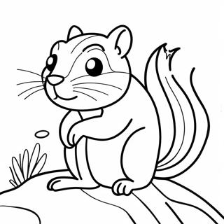 Chipmunk Coloring Page 23763-21918