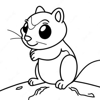 Chipmunk Coloring Page 23763-21919