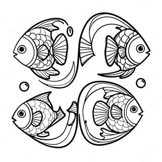 One Fish Two Fish Coloring Page 23773-21927