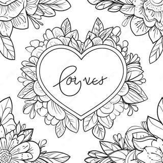 Always And Forever Love Quotes Coloring Page 23783-21935