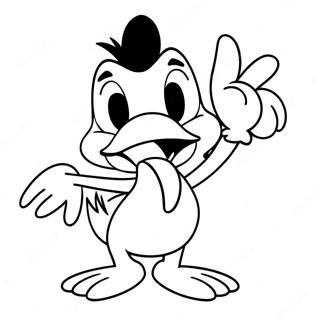 Daffy Duck In A Silly Pose Coloring Page 23814-21964