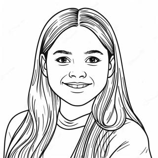 Olivia Rodrigo Coloring Pages