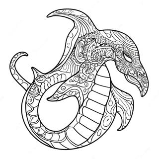 Sea Beast Coloring Pages