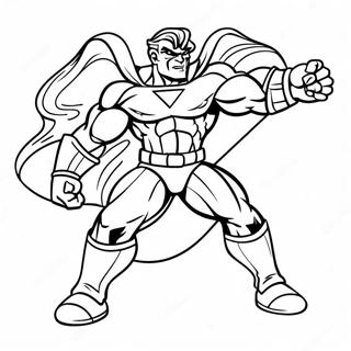 Super Silver In Action Coloring Page 23854-21993