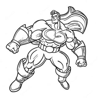 Super Silver In Action Coloring Page 23854-21994