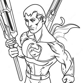 Super Silver In Action Coloring Page 23854-21996