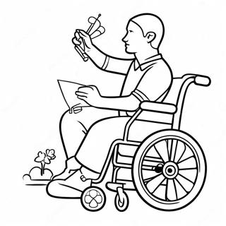 Disability Awareness Coloring Page 23863-21998