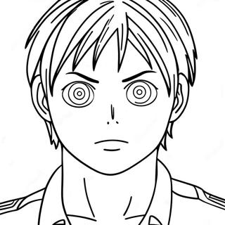 Eren Yeager Coloring Page 23883-22015