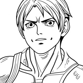 Eren Yeager In Titan Form Coloring Page 23884-22020