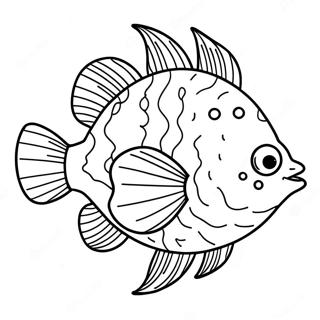 Puffer Fish Coloring Page 23903-22032