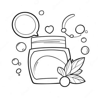 Bubble Skincare Products Coloring Page 2391-1954