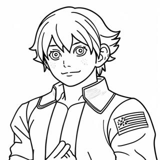 Todoroki Coloring Page 23923-22046