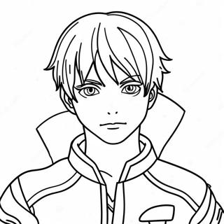 Todoroki Coloring Page 23923-22048