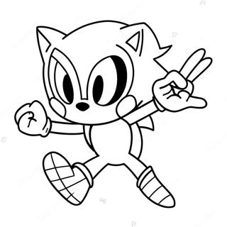 Sonic Spiderman In Action Coloring Page 23934-22057