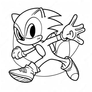 Sonic Spiderman In Action Coloring Page 23934-22060