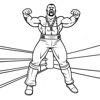 Wwe Coloring Page 23953-22071