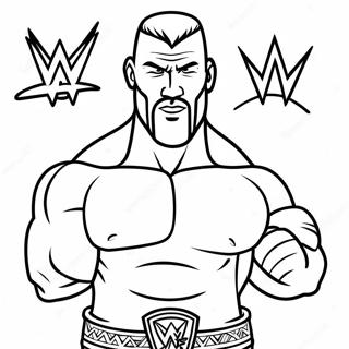 Wwe Coloring Page 23953-22072