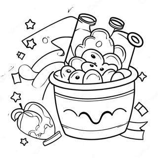 Movie Night Coloring Page 23993-22103