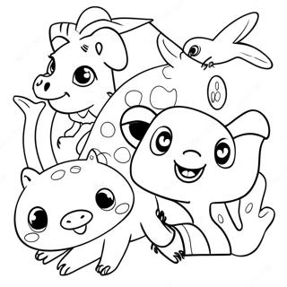 Australian Animals Coloring Page 24003-22110