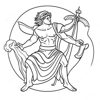 Greek Mythology Coloring Page 2401-1962