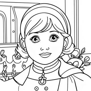 Anastasia Coloring Page 24043-22144