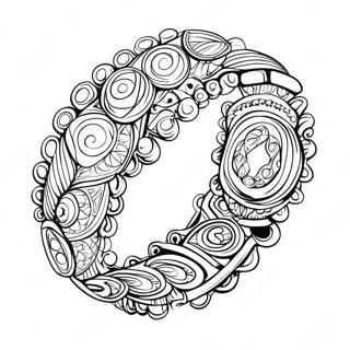 Bracelet Coloring Pages