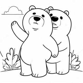 We Bare Bears Coloring Page 24073-22167