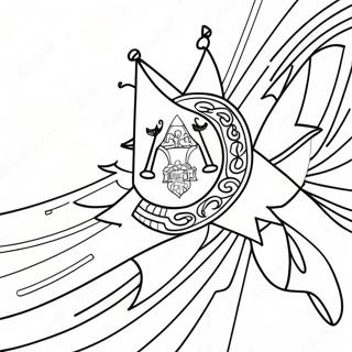 El Salvador Flag Coloring Page 24093-22182