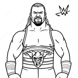 Wwe Coloring Page 24103-22190