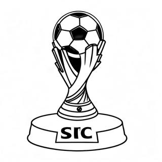 World Cup Soccer Coloring Page 24124-22200