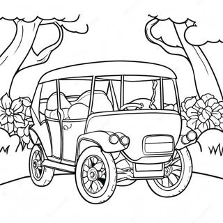 Garten Of Banban 4 Buggy Huggy Coloring Page 24134-22207