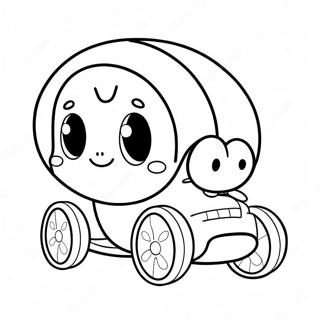 Cute Buggy Huggy Character Coloring Page 24135-22209