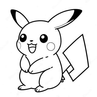 Detailed Pikachu Coloring Page 24145-22217