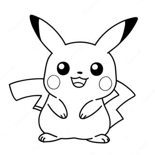 Detailed Pikachu Coloring Page 24145-22218