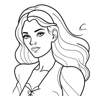 Daphne In Stylish Outfit Coloring Page 24165-22233