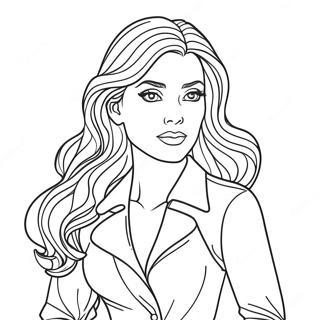 Daphne In Stylish Outfit Coloring Page 24165-22234