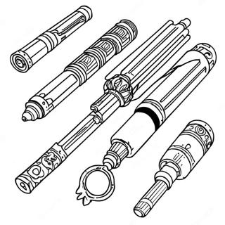 Lightsaber Coloring Page 24184-22247