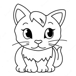 Cat Valentine Coloring Page 24194-22255