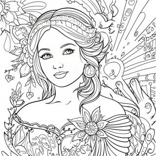 Poetry Coloring Page 24204-22263