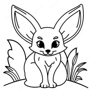 Fennec Fox Coloring Page 24224-22278