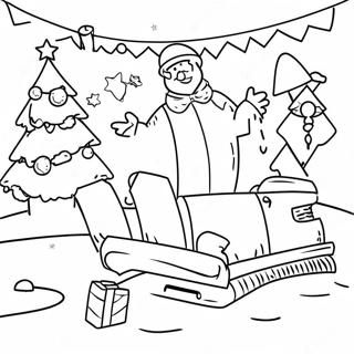 Christmas Vacation Coloring Page 24234-22286