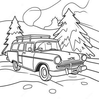 Christmas Vacation Coloring Page 24234-22288