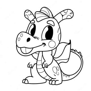 Cute Dragon Coloring Pages