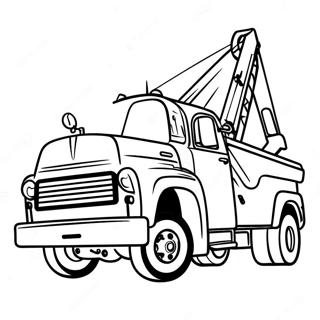 Tow Truck Coloring Pages