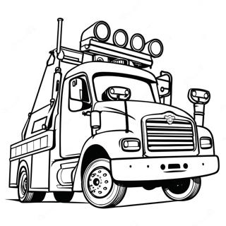 Tow Truck Coloring Page 24274-22318