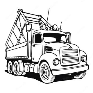 Tow Truck Coloring Page 24274-22319